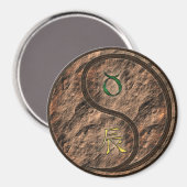 Taurus & Earth Dragon Magnet (Vorderseite/Rückseite)