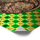 Taurus & Earth Dragon Poster (Ecke)