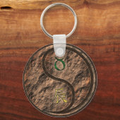 Taurus & Earth Dragon Schlüsselanhänger (Vorderseite)