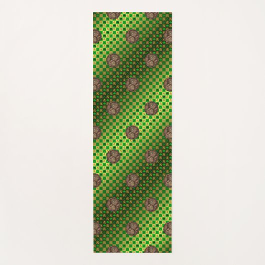 Taurus & Earth Dragon Yogamatte (Vorderseite)