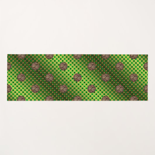 Taurus & Earth Dragon Yogamatte (Vorderseite (Horizontal))