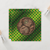 Taurus & Earth Horse Karte (Vorderseite/Rückseite Beispiel)