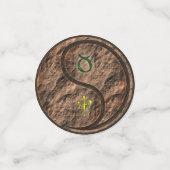 Taurus & Earth Monkey Konfetti (Klein Vorderseite)