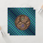 Taurus & Earth Ox Karte (Vorderseite/Rückseite Beispiel)