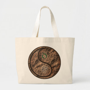Taurus & Earth Rabbit Jumbo Stoffbeutel