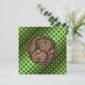 Taurus & Earth Rat Karte (Stehend Vorderseite)