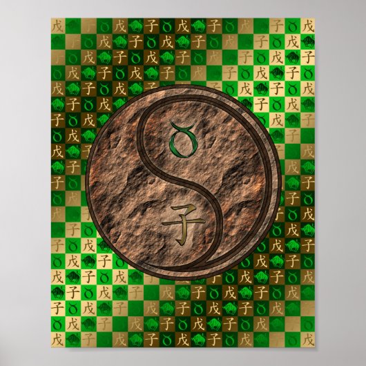 Taurus & Earth Rat Poster (Vorne)