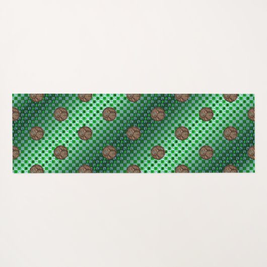 Taurus & Earth Snake Yogamatte (Rückseite (Horizontal))