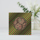 Taurus & Earth Tiger Karte (Stehend Vorderseite)