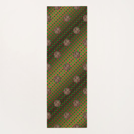 Taurus & Earth Tiger Yogamatte (Rückseite)