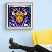 Taurus: "Earthly Elegance" Zodiac Poster