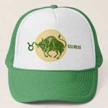 Taurus Emerald Designer Moderner Trucker Hat