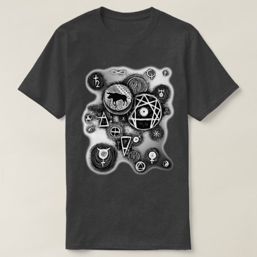 Taurus Esoteric Symbols T-Shirt (Design vorne)