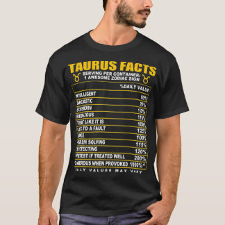 Taurus Fakts T-Shirt