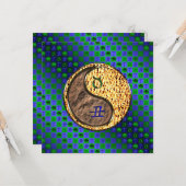 Taurus & Feuer Ox Karte (Vorderseite/Rückseite Beispiel)