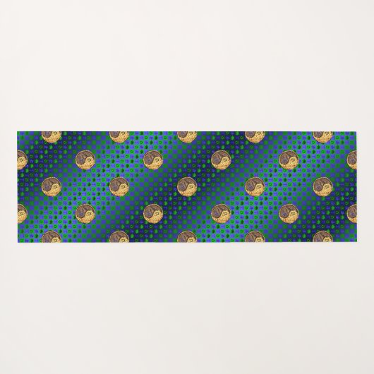 Taurus & Feuer Ox Yogamatte (Rückseite (Horizontal))