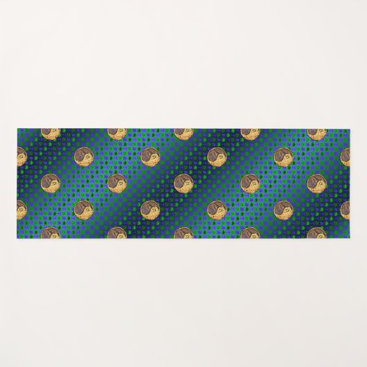 Taurus & Feuer Ox Yogamatte (Vorderseite (Horizontal))