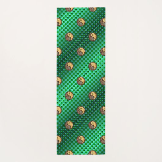 Taurus & Feuerhund Yogamatte (Rückseite)