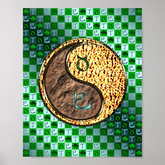 Taurus & Feuerschlange Poster (Vorne)