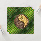 Taurus & Fire Horse Karte (Vorderseite/Rückseite Beispiel)