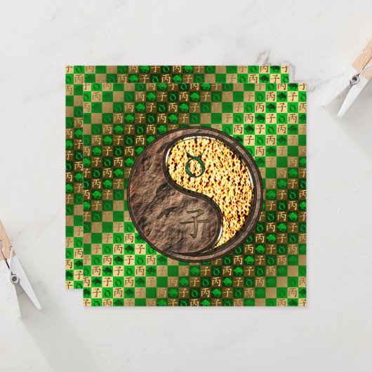 Taurus & Fire Rat Karte (Vorderseite/Rückseite Beispiel)