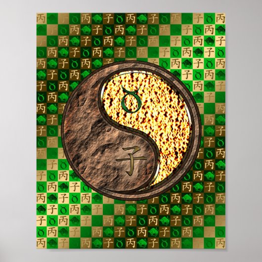 Taurus & Fire Rat Poster (Vorne)