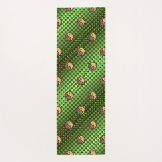 Taurus & Fire Rat Yogamatte (Rückseite)