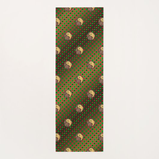 Taurus & Fire Tiger Yogamatte (Rückseite)