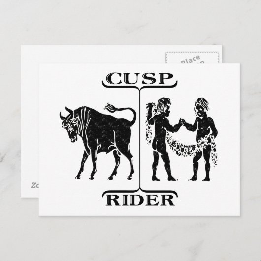 Taurus/Gemini Postkarte (Vorne/Hinten)