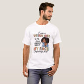 Taurus Girl, wenn mein Mund es nicht sagt, wird me T-Shirt (Vorne ganz)
