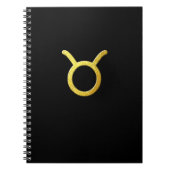 Taurus Gold Notizblock (Vorderseite)