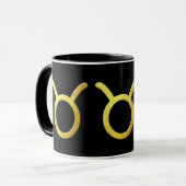 Taurus Gold Tasse (Vorderseite Links)
