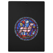 Taurus Gothic Glasfenster - Zwischenablage Klemmbrett (Rückseite)