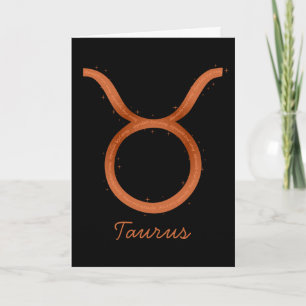 Taurus Greeting Card - Blank Karte