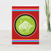 Taurus Greeting Card Karte (Vorderseite)