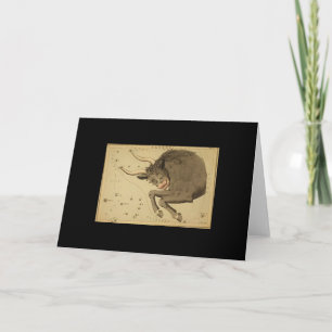 Taurus Greting Card Feiertagskarte