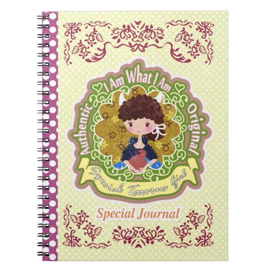 Taurus Horoscope Notizblock (Vorderseite)