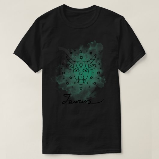 Taurus Horoscope T-Shirt (Design vorne)