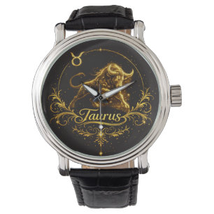 Taurus-Horoskop Armbanduhr