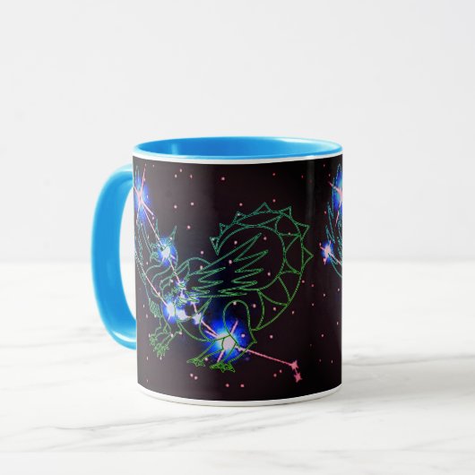Taurus im Jahr des Drachen Tasse (Vorderseite Links)