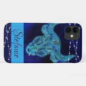 Taurus in Dark Blue Case-Mate iPhone Case (Rückseite (Horizontal))