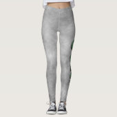 Taurus in Emerald Gemstone Leggings (Vorderseite)