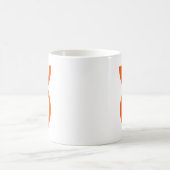 Taurus in Orange Kaffeetasse (Mittel)