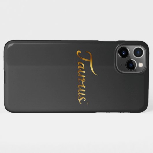 Taurus iPhone Hülle (Rückseite (Horizontal))