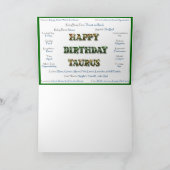 Taurus Karte (Innenseite)