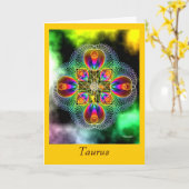 Taurus Karte (Gelbe Blume)