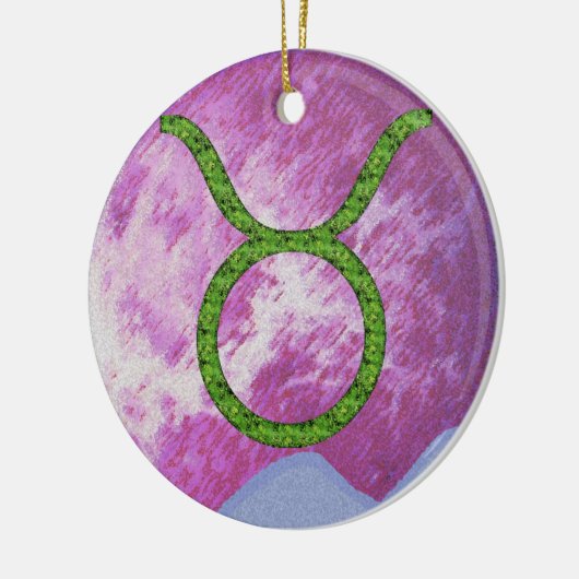 Taurus Keramik Ornament (Links)