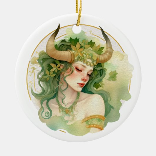 Taurus Keramik Ornament (Vorne)