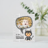 Taurus Kids Party Einladung mit Foto (Stehend Vorderseite)