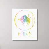 Taurus-Kompatibilität Leinwanddruck (Vorderseite)